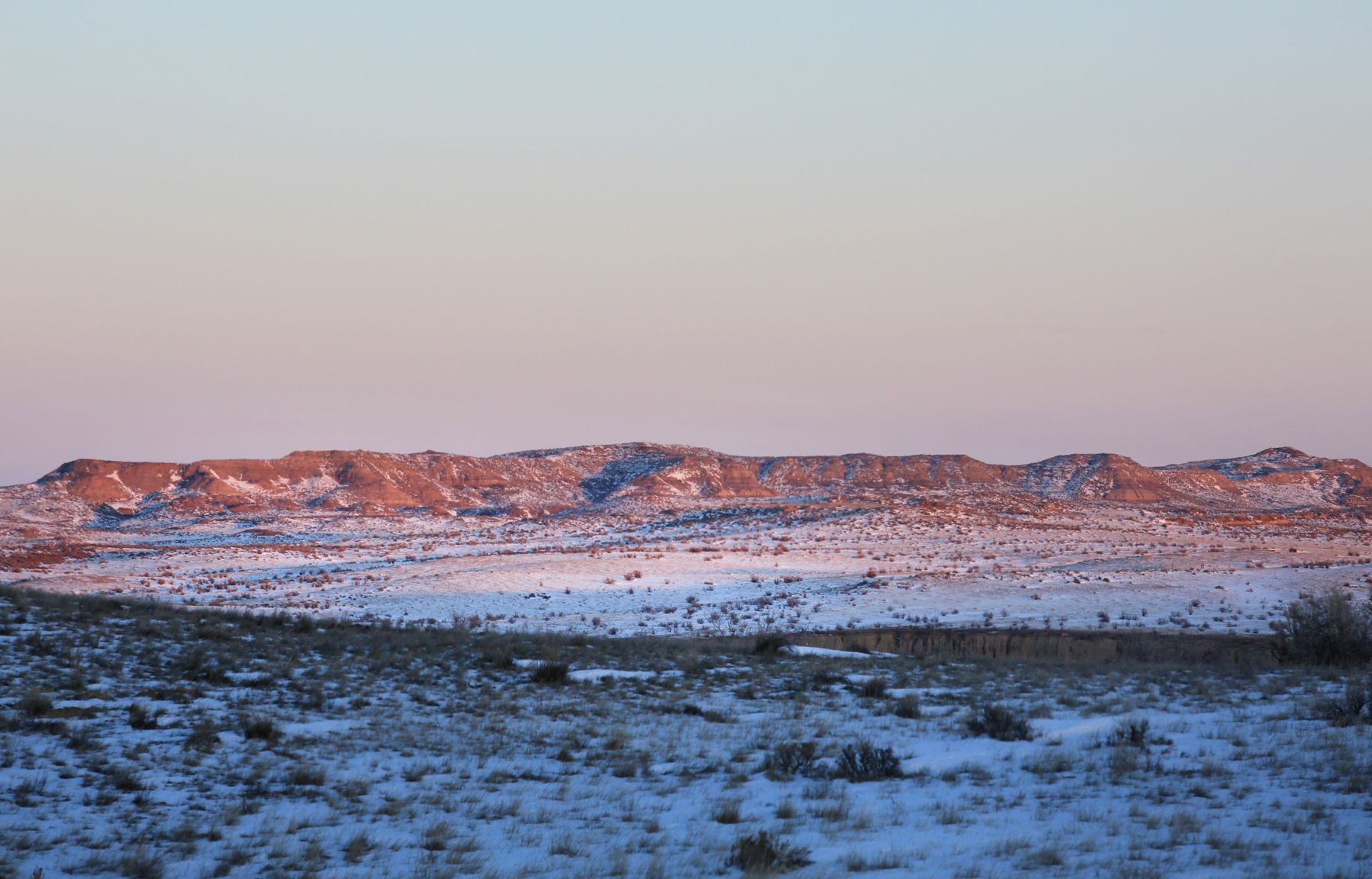 Ridge near Robinson's home